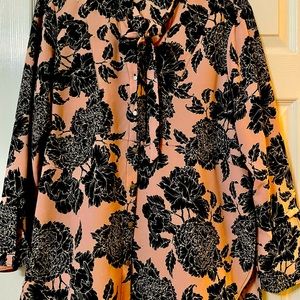 XL Jones New York Floral Blouse